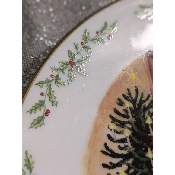 Lenox International Victorian Santa Christmas Ltd Ed Plate Collection Chile 2004 - Picture 11 of 12